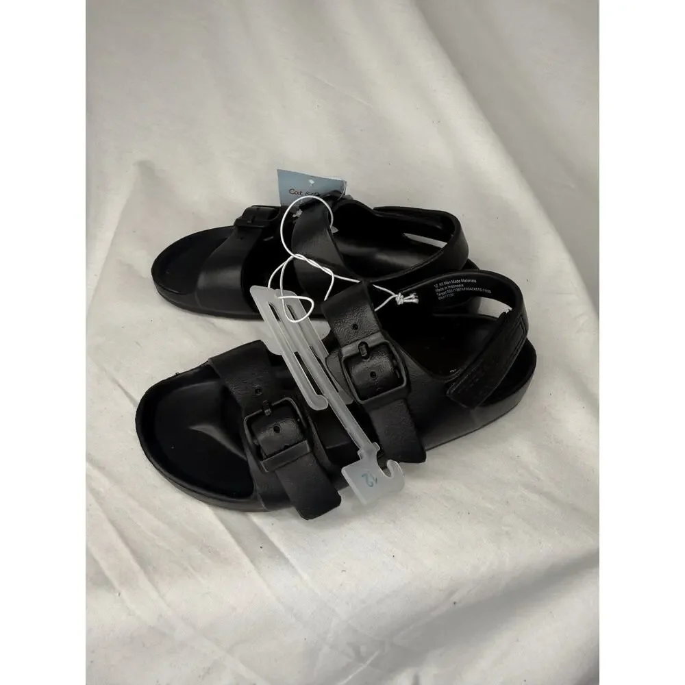 Cat & Jack Toddler Ade Blown EVA Sandals, 12T, NWT